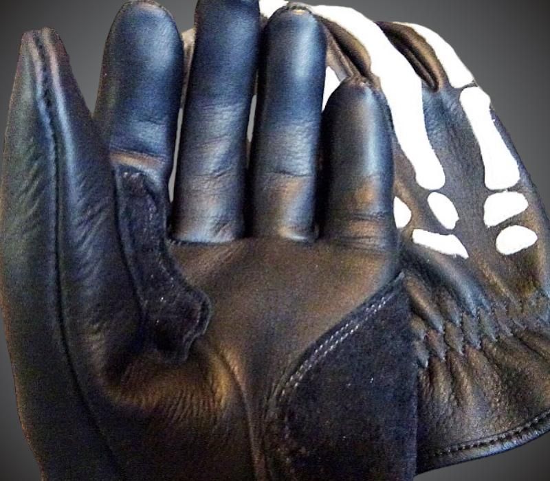 UNCROWD LEATHER BONE GLOVE サイズM アンクラウド - haciendaencantada.mx