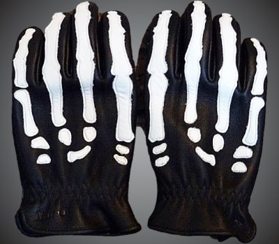UNCROWD アンクラウド レザーボーングローブ (UC-110-022) Leather Bone Glove カラー：ブラック