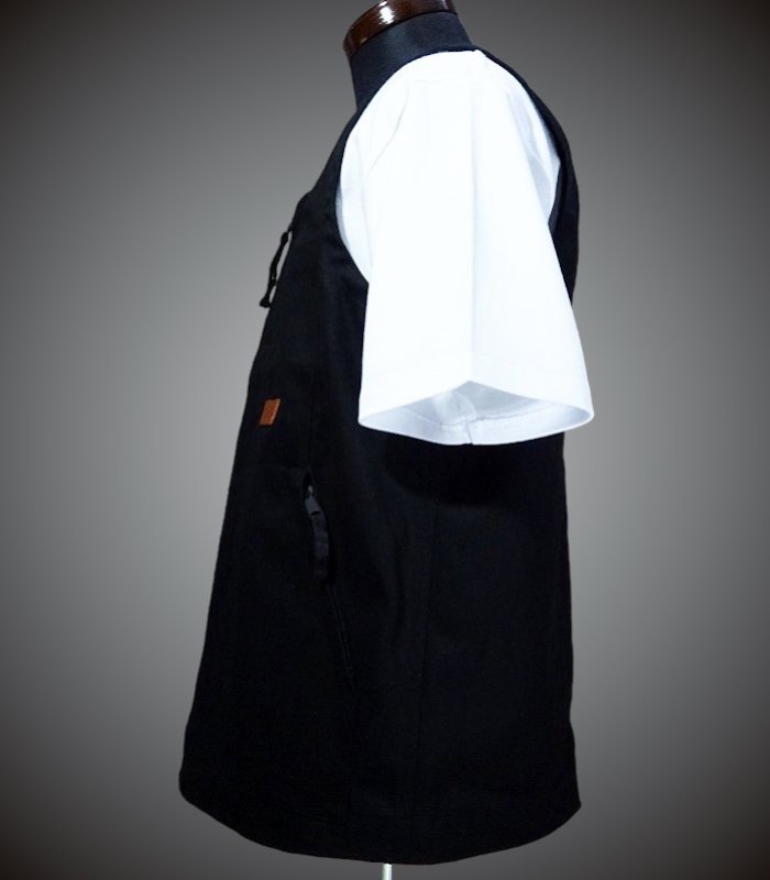 UNCROWD アンクラウド ライディングベスト (UC-107-022) canvas RIDE Vest カラー：ブラック  西海岸系ストリートファッションブランドの通販ショップ