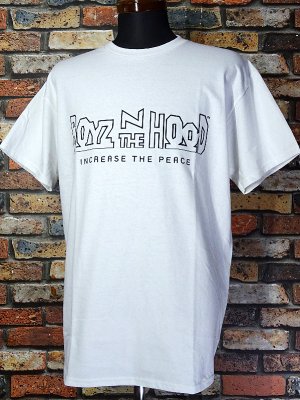 RAP TEES ラップティーズ Tシャツ (RT-BH-001) BOYZ N THE HOOD LOGO カラー：ホワイト
