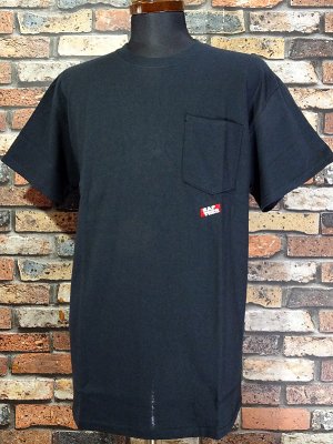 RAP TEES ラップティーズ ポケットTシャツ (RT-IN013SS) Logo Pocket カラー：ブラック