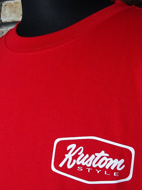 kustomstyle カスタムスタイル Tシャツ (KST2201RD) KUSTOM カラー