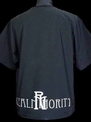 RealMinority リアルマイノリティー マイクロリップストップ ルーズフィットTシャツ (smart) カラー：ブラック