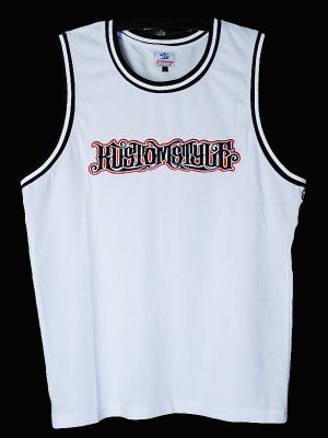 kustomstyle カスタムスタイル  タンクトップ (KSTP2203WH) wasted youth basketball jersey カラー：ホワイト