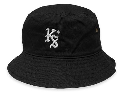 kustomstyle カスタムスタイル バケットハット (KSBH1807BK) lock city bucket hat カラー：ブラック