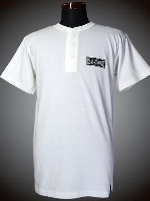 RealMinority ꥢޥΥƥ  إ꡼ͥåT (box logo) 6.2oz Henley neck T-shirt 顼ʥۥ磻