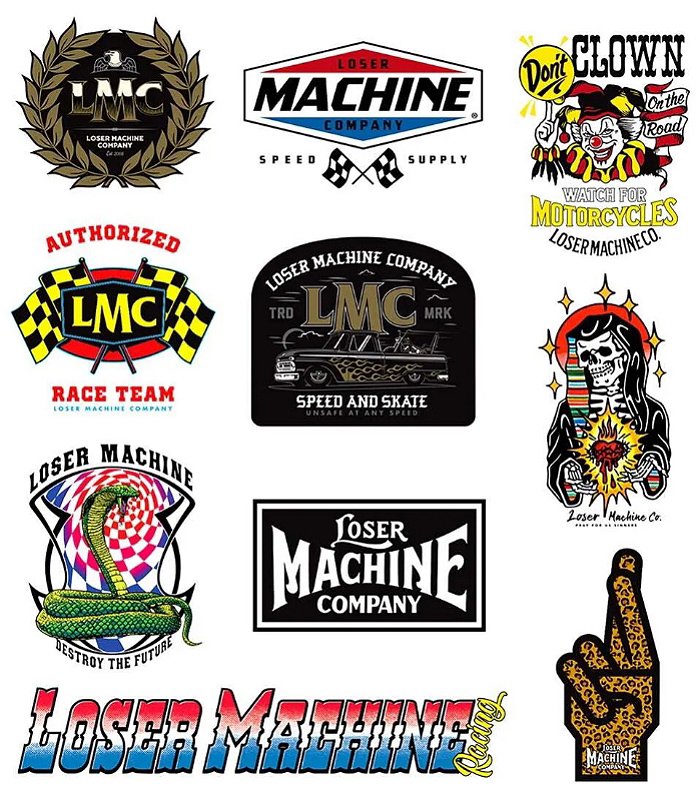 LOSER MACHINE ルーザーマシーン ステッカー10Pセット LMC STICKER