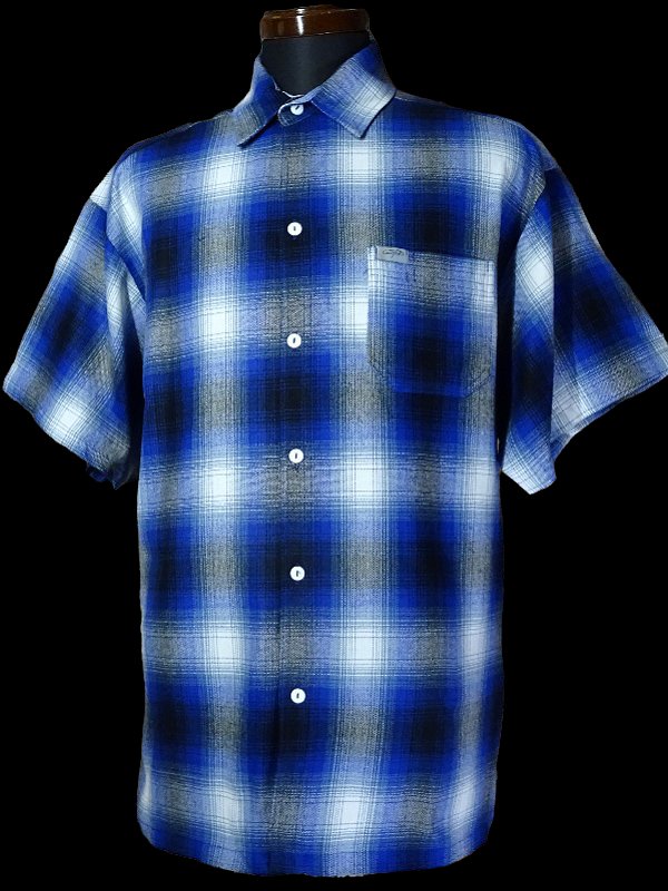 CalTop キャルトップ 半袖チェックシャツ FL PLAID SHORT SHIRT カラー