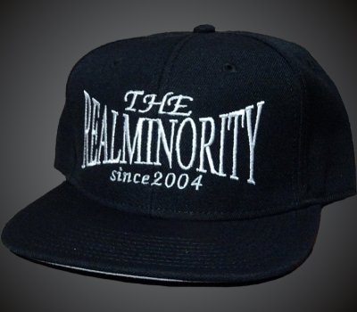 RealMinority リアルマイノリティー スナップバック キャップ (RealMinority) snapback cap カラー：ブラック