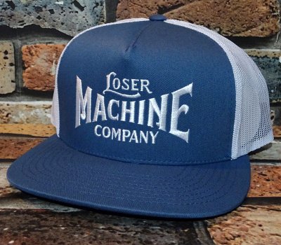 LOSER MACHINE ルーザーマシーン メッシュキャップ (GAGE) snapback mesh cap カラー：ブルー×ホワイト