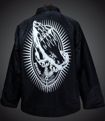 parasite パラサイト ボア付きコーチジャケット (prayer boa coach jacket) カラー：ブラック