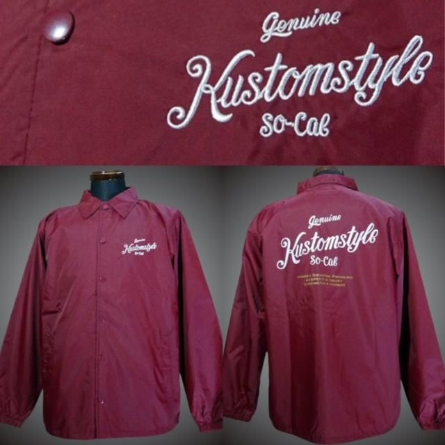 kustomstyle カスタムスタイル コーチジャケット (KSWB2224BG) genuine