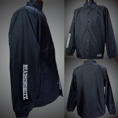 RealMinority リアルマイノリティー コーチジャケット (Prison) coach jacket カラー：ブラック