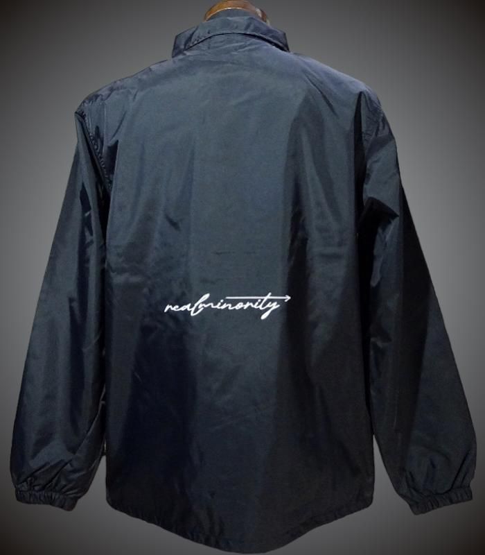 RealMinority リアルマイノリティー コーチジャケット (direction) coach jacket カラー：ブラック | ショップ名  - ZAP 西海岸系ストリートファッションのセレクトショップ