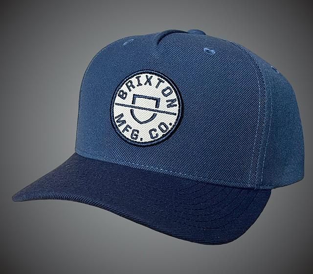 Brixton ブリクストン スナップバック キャップ crest C snap back cap カラー：インディアン ティール×ネイビー -  アメリカ西海岸系  ストリートカルチャーファッションのセレクトショップZAPです。Kustomstyle.RealMinority.PARASITE.OG ...