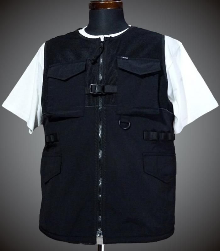 UNCROWD アンクラウド メッシュベスト (2302) MESH VEST カラー：ブラック 西海岸系ストリートファッションブランドの通販ショップ