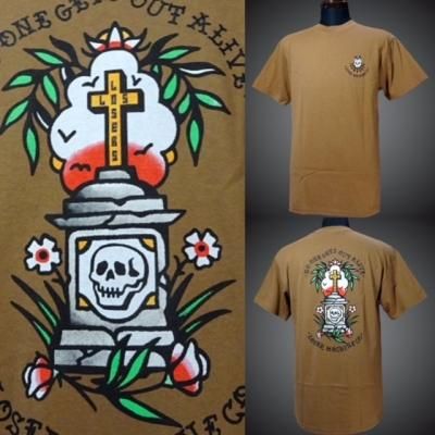LoserMachine ルーザーマシーン Tシャツ (DIRT NAP) T-shirt カラー：ブラウン