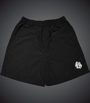 kustomstyle カスタムスタイル ナイロン ショートパンツ (KSSP2111BK) cali graffiti nylon shorts カラー：ブラック