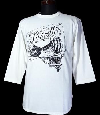 parasite ѥ饵 3/4꡼ ١ܡTee (ESCHER) baseball T-shirt 顼ʥ
