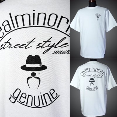 RealMinority リアルマイノリティー Tシャツ (STYLE) 9.1oz T-shirt カラー：ホワイト