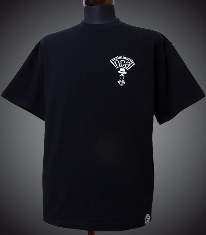 リアルマイノリティ　REALMINORITY Tシャツ　黒　S ヘビーウェイト RealMinority リアルマイノリティー Tシャツ (STYLE) 9.1oz