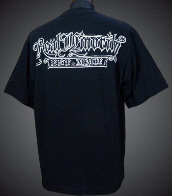 RealMinority リアルマイノリティー Tシャツ (PLAQUE) 7.1oz rugged T-shirt カラー：ブラック