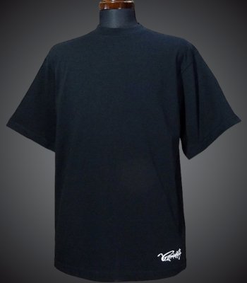 RealMinority リアルマイノリティー Tシャツ (flow) 7.1oz rugged T-shirt カラー：ブラック