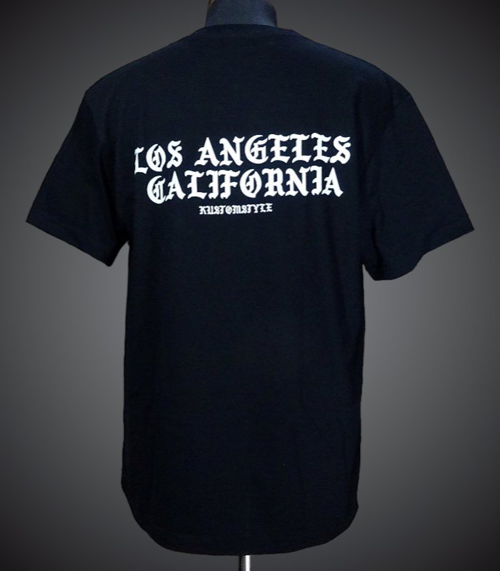 kustomstyle カスタムスタイル Tシャツ (KST2314BK) los angeles