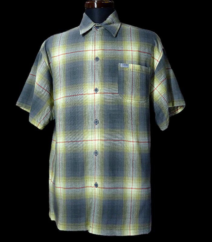 CalTop キャルトップ 半袖チェックシャツ FL PLAID SHORT SHIRT