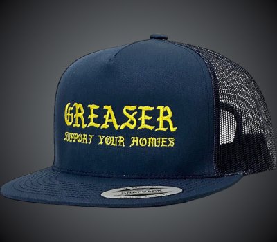 Greaser グリーサー メッシュキャップ(HOMIES CAP) mesh cap  カラー：ネイビー