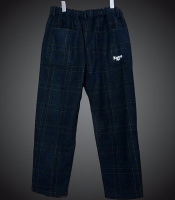 kustomstyle カスタムスタイル ウール チェックパンツ (KSLP2320GR) chapman wool pants カラー：グリーン