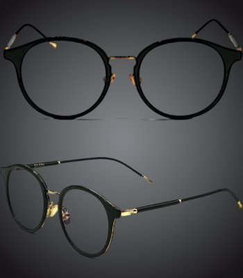 Dr.Ray ドクターレイ 調光サングラス (HESTIA - Black & Gold / Clear CPL) UV Protection Sunglasses