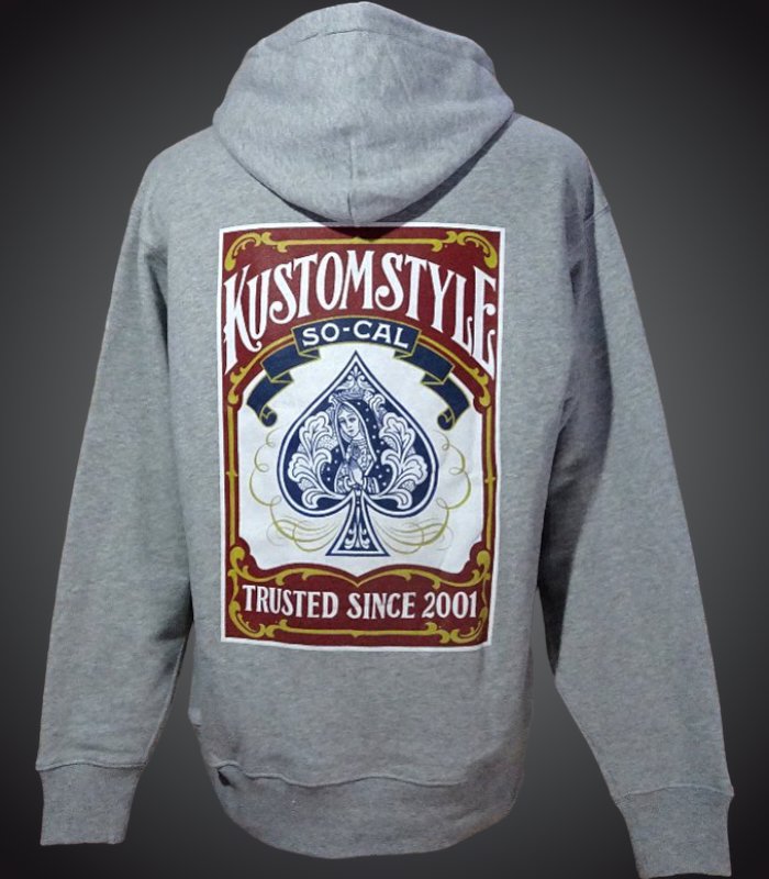 kustomstyle スウェットプルオーバーパーカー 12.0oz 裏パイル地