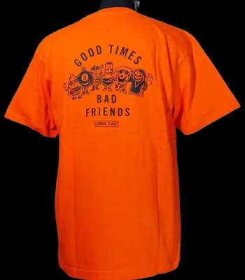 LURKING CLASS ラーキングクラス Tシャツ (GOOD TIME 2) by sketchy tank カラー：オレンジ