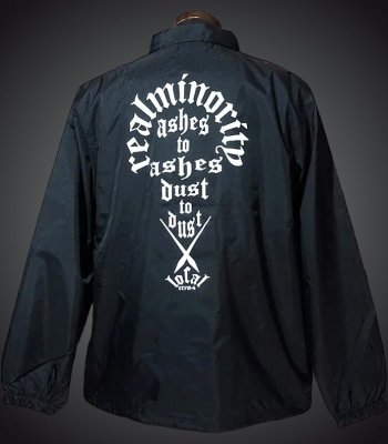 RealMinority リアルマイノリティー コーチジャケット (Liveinthenow) coach jacket カラー：ブラック