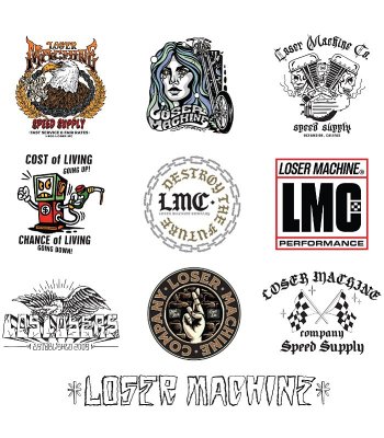 LOSER MACHINE 롼ޥ ƥå10På LMC STICKER PACK X
