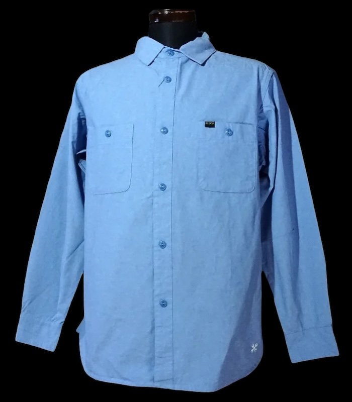 BLUCO ブルコ 長袖シャンブレーシャツ | CHAMBRAY WORK SHIRT