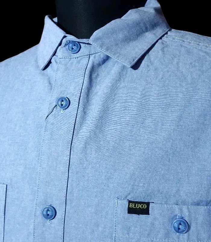 BLUCO ブルコ 長袖シャンブレーシャツ | CHAMBRAY WORK SHIRT