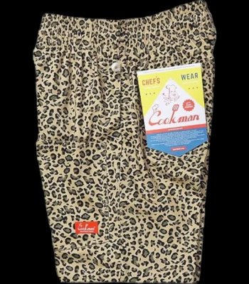 Cookman åޥ 롼եå  硼ȥѥ (Front pocket Leopard Beige) 顼쥪ѡ