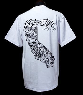 kustomstyle ॹ T (KST2413WH) CALI MAP T-shirt 顼ۥ磻
