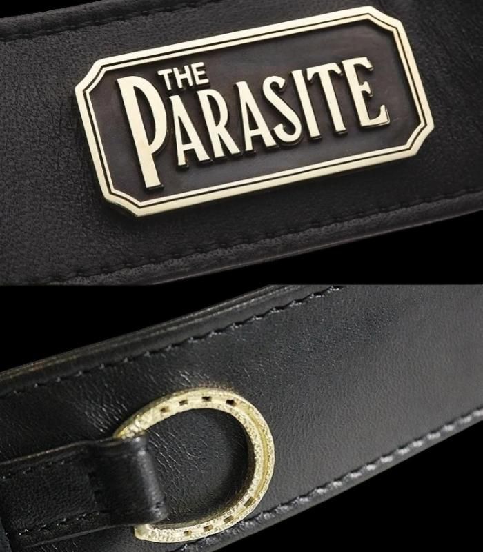 parasite パラサイト 馬革ボディバッグ | Black x Turquoise x