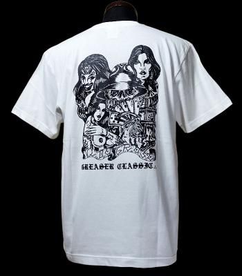 Tシャツ(ホワイト) - ZAP 【西海岸系ストリートファッションの