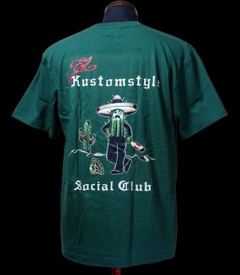 kustomstyle ॹ T (KST2403IVY) cactus man T-shirt 顼꡼