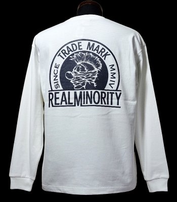 RealMinority ꥢޥΥƥ  󥰥꡼T (TradeMark) LooseFit LongSleeveTee 9.1oz ToughBody 顼ۥ磻