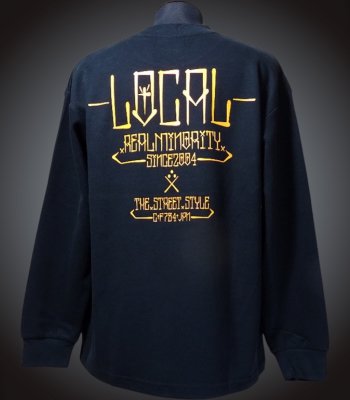 RealMinority ꥢޥΥƥ  ݥåդ ࡼ 󥰥꡼T (LOCAL) LooseFit LongSleeveTee 顼֥å