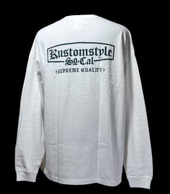 kustomstyle ॹ 󥰥꡼T (KSTL2418WH) supreme quality 24 long sleve T-shirts 顼ۥ磻