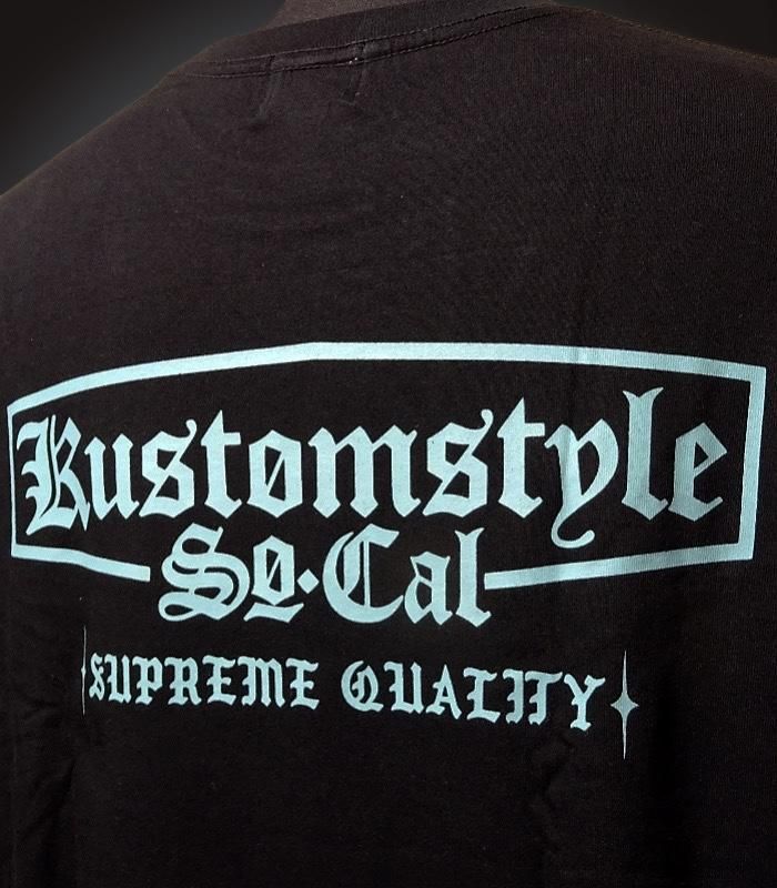 kustomstyle ロングスリーブTシャツ | ブラック - ZAP 西海岸系
