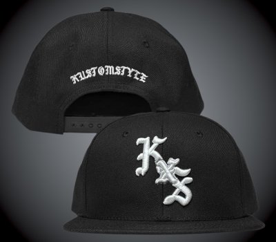 kustomstyle ॹ ʥåץХåå (KSCP2425BK) chisox snap back cap 顼֥å