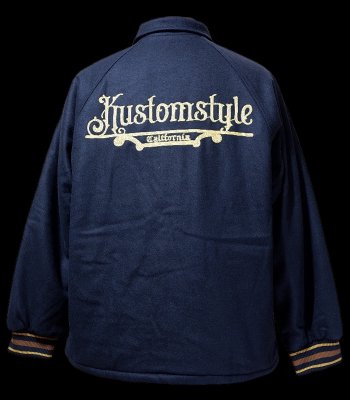 kustomstyle ॹ  㥱å (KSHWJ2427BK) plaque car club jacket 顼֥å