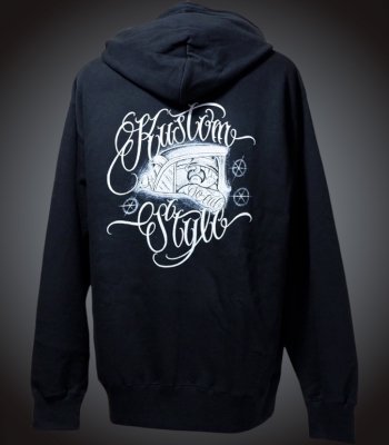 kustomstyle åȥץ륪Сѡ 10oz΢ϥѥ (KSP2428BK) bomb-kun pullover hoodie 顼֥å